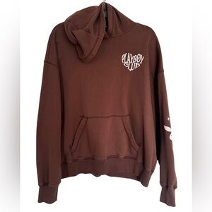 Playboy‎ Club- Pacsun Hoodie- Brown Size Large